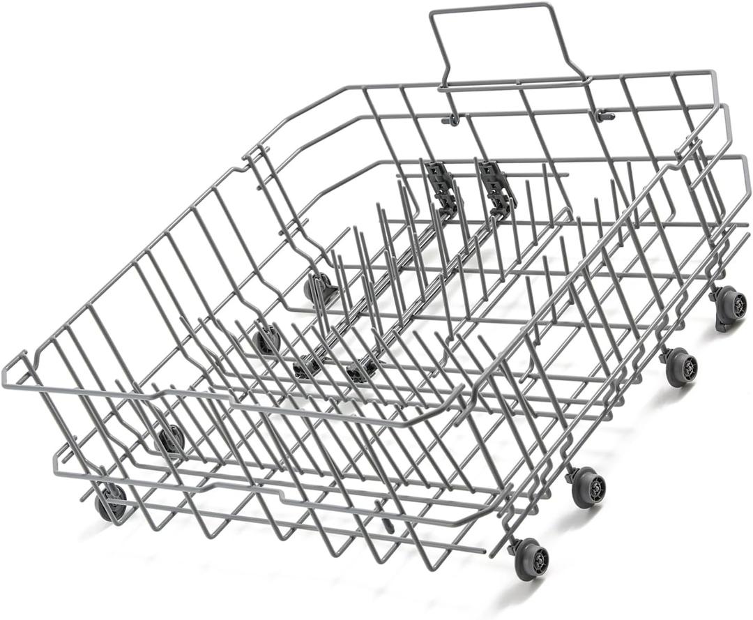 Upgraded 20007189 20000533 Dishwasher Lower Rack Replacement for Bosch Dishwasher Rack Parts 300 500 800 Series Dishrack Bosch Thermador Dishwasher Bottom Rack Basket SHP865ZD5N SHE68T55UC