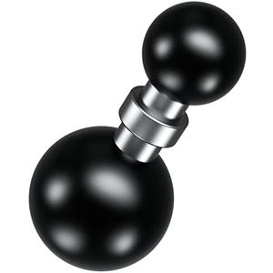 BRCOVAN 1'' to 17mm Ball Adapter, Compatible with RAM Mounts B Size Double Socket Arm, Suitable for 17mm Swivel Ball Mounting Pattern Device Mounts