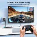 65W Switch Dock Adapter, (3-in-1) PD Charger Port+ 4K HDMI 2.1+UAB A Port, Switch Portable Dock for Nintendo Switch1/OLED/Steam Deck, SwitchCharger with 3FT Charging Cable