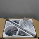 52inch Ceiling Fans with Lights, Low Profile Ceiling Fan with Light and Remote/APP Control, DC Reversible Motor, Noiseless, Flush Mount, Brown Ceiling Fan for Bedroom Indoor/Outdoor Use