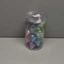 Amooca Christmas Balls Ornaments Hanging Garland Decorations with LED Lights 20pc 12.2ft for Window Wall Stair Railing Xmas Tree Holiday Party Home Decor with Timer Colorful Rainbow Pyramid Balls