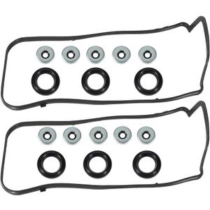 Valve Cover Gasket Set VS50773R 151081801 VS50559 Compatible with Honda Accord Odyssey Crosstour Pilot Accord Crosstour Ridgeline 3.5L Compatible with Acura MDX RDX RL TL TSX ZDX 3.5L 3.7L V6