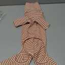 Dog Sweaters for Small Dogs Girls Boys, Striped Pet Sweaters for Fall Winter Dog Clothes, Turtleneck Pullover Knitwear for Small Medium Large Dogs (Beige)