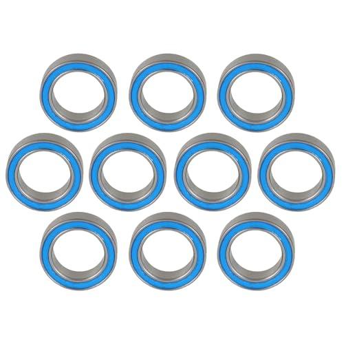 KABOBEARING MR128-2RS Ball Bearings 8x12x3.5mm,ABEC-5 Level, Low Noise and high Speed, Suitable for RC Vehicles