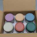 Artcochan Overnight Oats Containers with Lids 16 oz Glass Jars 6 Pack Glass Mason Jars with Airtight Lids, Perfect for Oats, Yogurt, Chia Pudding, Snack