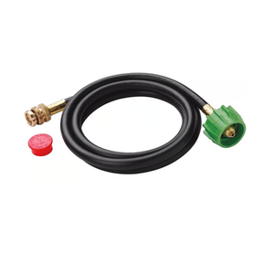 Rubber Gas Line Hose and Adapter