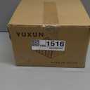 YUXUN Desk File Organizer,5-Section Vertical Clear Acrylic Desk Organizer File Holder Mail Sorter Office Organization for Office Home &ClassroomB5