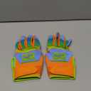 Rawlings | Workhorse Baseball Batting Gloves | Youth Sizes | Multiple Colors (Youth X-Large, Columbia Blue / Orange)