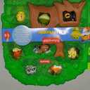 Fisher-Price Little People Toddler Toy Forest Friends Carry Case Playset with Animal Figures for Pretend Play Kids Ages 1+ Years