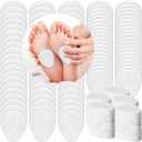 100 Packs Metatarsal Foot Pads Ball of Foot Cushions Forefoot Pads for Women Men Metatarsal Support for Forefoot Sole and Support, 0.2 Inch Thick, White