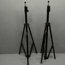 EMART 7 Ft Light Stand for Photography, Portable Photo Video Tripod Stand, 2 Pack Lighting Stand with Carry Case for Speedlight, Flash, Softbox,Strobe Light, Camera, Photographic Portrait (Black)