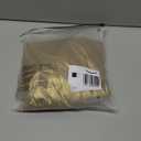 SHENHE Women's Sexy Open Back Shiny Metallic Maxi Dress Cowl Neck Bow Bodycon Cocktail Party Dress (Medium, Gold)