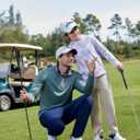 M MAELREG Quarter Zip Golf Pullover Men Dry Fit Long Sleeve Performance Wicking Mock Neck 1/4 Zip Pullover Mens Sweatshirt (XL)