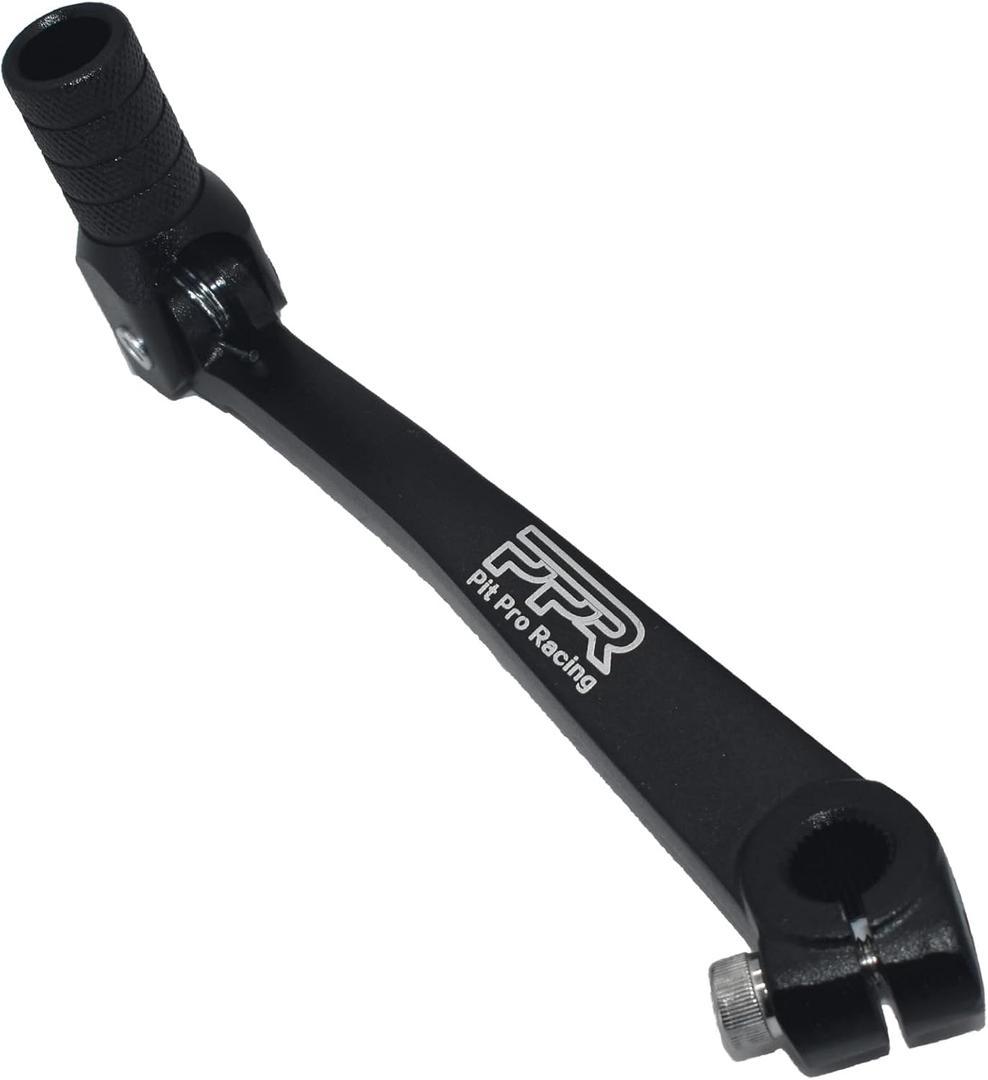 CNC Aluminum Motorcycle Gear Shifter Lever, Foldable Pedal Shifter Fit for 50cc 110cc 250cc CRF50 XR50 XR CRF Dirt Pit Monkey Bike Motorcycle ATV Quad Black Black