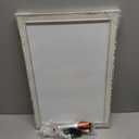 White Board for Wall, 12'' x 18.5'' Magnetic Dry Erase Board, Rustic