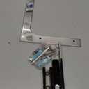 Shower Glass Support Bar, Both Sides Also, Frameless Bathroom Glass Clamp L Shape Panel Bracket, No DrillFixed Shower Panel to Wall (Mirror Chrome)