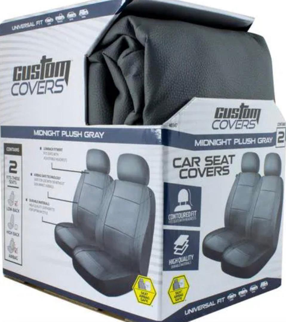 Custom Accessories Gray Bucket Low Back Seat Cover