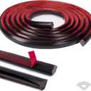 Art3d 10Ft Flexible Trim Caulk Strip, Peel and Stick Trim for Molding, Tile Edge, Ceiling, Wall Corner in Black