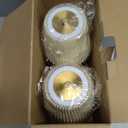 2-Pack Cordless Rechargeable Table Lamp 3-Color Dimmable Touch Control, 3000mAh Battery Operated Portable Light Beige Fabric Shade for Bedroom, Living Room, Office, Nursery, Bathroom