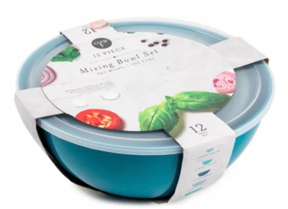 Core 12 Pcs Missing Bowl Set With Lids