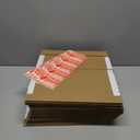 HORLIMER 25 Pack 12.8x12.8x1 Self-Sealing Shipping Boxes, Vinyl Record Mailer Cardboard Box for Mailing, Packaging, Moving Storage