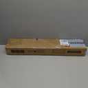 SONGMICS Luggage Rack, Folding Suitcase Stand with Storage Shelf, for Guest Room, Hotel, Bedroom, Heavy-Duty, Holds up to 131 lb, Walnut Brown URLR007D01