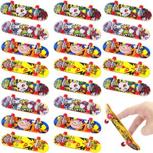 28 Pack Finger Skateboards Toys for Kids Party Favors, Christmas Gifts Finger Sports for Grandkids Boys Girls Creative Fingertip Movement Toys Birthday Gifts Class Prizes Christmas Goodie Bag Stuffers
