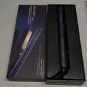 Bio Ionic GoldPro Hair Straightener, Blue, Moisturizing Heat Technology & 24K Gold MX, Hair Straightening Iron for Sleek Styles & Flat Iron Curls, 40% Longer Plates, Adjustable Heat (1 inch)