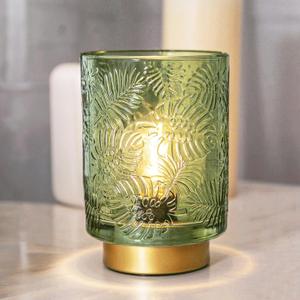 Small Battery Operated Lamp-Portable Cordless Table Lamps with LED Bulb for New Home Decor Gift,Wireless Battery Powered Desk Lamp for Bedroom Living Room Decor Aesthetic Jade Green