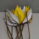 Briful 12'' Large Heads Christmas Glitter Poinsettia Flowers Christmas Tree Ornaments Set of 4 Artificial Flowers with Long Stems for Xmas Tree Party DIY Holiday Decorations, Gold