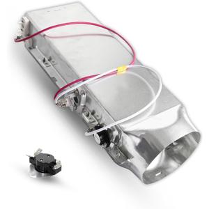 For LG DLE5977W DLE2516W DLE3777W DLE3733S DLEX4070V DLEX8000W DLEX5680W Dryer Heating Element Assembly Replaces 5301EL1001J 5301EL1001A 5301EL1001G 5301EL1001H 5301EL1001S 5301EL1001U 5301EL1001W