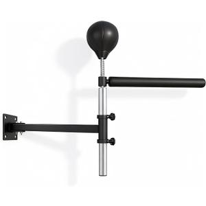 Wall Mount Boxing Spinning Bar Reflex Training Equipment with Punching Bag for Boxing, Kickboxing, MMA, Fitness