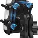 ZIDIYORUO Motorcycle Phone Mount with Vibration Dampener, One-Hand Operation Bike Phone Holder Holds 4.7"-7.1" Cell Phones on Handlebar, ATV Cell Phone Holder for Bike Motorcycle Scooter ATV