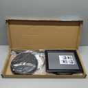 DISPLAYSWORKER Sign Stand, Sign Holder Floor Stand with Heavy Duty Pedestal ,Adjustable Pedestal Poster Stand Aluminum Snap Frame for 8.5 x 11 Inch, Black