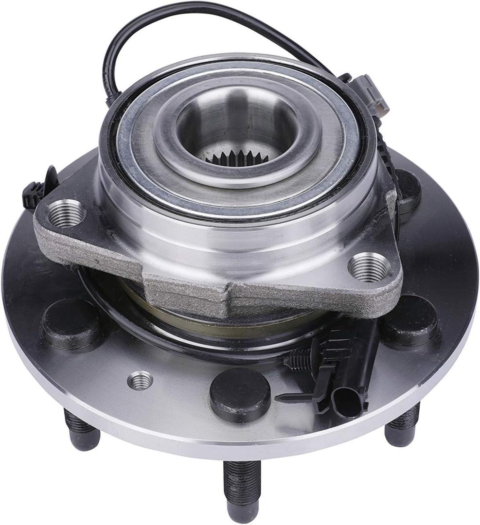 Front Wheel Bearing - Compatible with Chevy, Cadillac and GMC 4WD - Escalade, Avalanche, Silverado 1500, Suburban, Tahoe, Sierra, Yukon - Replaces 515096, 930-611, 10393171, 22841381 - Hub Assembly