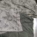 Laura Ashley - King Comforter Set, Premium Cotton Bedding with Matching Shams & Bonus Decorative Pillow Covers, Floral Home Decor, Oeko-Tex Certified (Toile Delight Green, King)