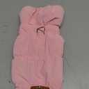 Winter Warm Dog Jacket for Dogs Cat Cold Weather Coats with Harness Paded Dogs Fleece Vest Waterproof Windproof Dog Snow Jacket Pet Puppy Clothes (Pink,S)