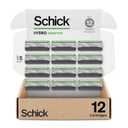 Schick Hydro Sensitive Razor Refills, 12ct | 5 Blade Razor for Men, Shaving Blades, 12 Refills