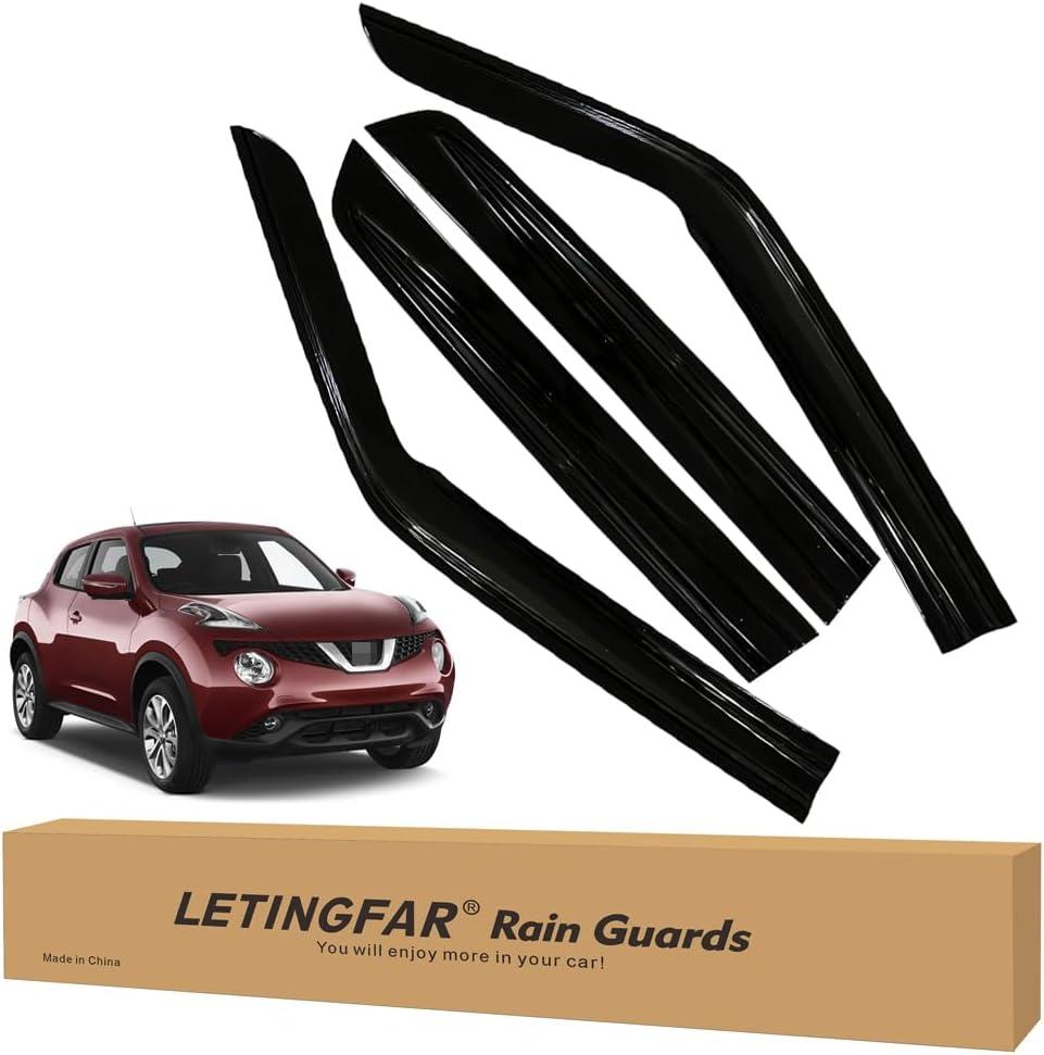 Tape-on Rain Guards for 2011-2017 Nissan Juke, for 2011-2017 Nissan Juke AccessoriesSide Vent Visors Shades Window Deflectors for Nissan Juke