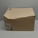 RRQ 10 Inch Caster Wheels, Pneumatic Rigid Caster Wheels with Zinc Top Plate for Cart, Dolly, Trolley, Workbench and Wagon, All Terrain Casters, Black Rubber Wheels, 600 Lbs Total Capacity (2 Pack)