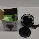 Oscillating Table Fan 14 Inch with 3 Speed Settings, 5 Aluminum Blades, Base Air Circulation Fan (Samll)