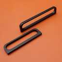 3.75" Cool Black Cabinet Pulls Handles Matte Black Cabinet Pulls Modern Drawers Pulls for Kitchen Hardware(4, 3.75" Hole Centers)