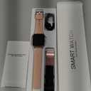 Smart Watch for Women Fitness Tracker: Rose Gold Bluetooth Make Answer Call Digital Mens Watches Waterproof Run Smartwatch Android Phone iPhone Samsung Compatible Sleep Heart Rate Monitor Pedometer