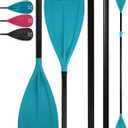 ZLX Paddle Board Paddle, 3 or 4 Piece Adjustable SUP Paddle, Detachable Floating Kayak Paddles, Lightweight Oar with Premium Durable Fiber Blade, for Paddleboard, Surfing, Water Sports Enjoyment