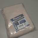 FantasDecor Linen Textured Table Cloths Round Tablecloth Waterproof Spill-Proof Wrinkle Free Cover for Dining Room and Outdoor Use, Pink Sand, 70 x 70 Inch