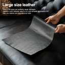 TIANLDD Leather Repair Tape,16 x 80 Inches Self Adhesive Leather Repair PatchLeather Repair Kit for FurnitureCouches,Car Seats,Cabinets,Handbags(Brown-Litchi Grain)