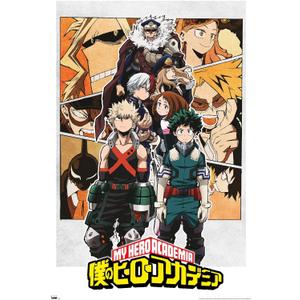 My Hero Academia - Characters Wall Poster, 34L" x 22.4W", Unframed Version, 3 Pack