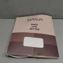 MANZI Women's 2 Pairs Super Opaque Tights for Women 120 Denier Control Top (X-Large, Black)