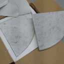 Adolif Marble Corner Shower Shelf, 9 Inch Carrara White Marble Corner Shelf for Bathroom Shower Decor, Wall Mounted, Polished, 2 Pcs