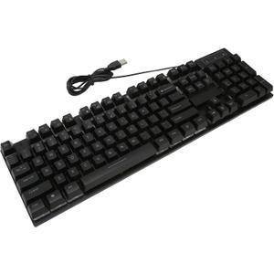 Gaming Keyboard Ergonomic Backlight USB Keyboard for Home Office Laptop Gaming, Excellent Material RGB Lighting for Work, PC (H600 Black Character-Single)